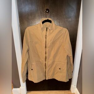 Old Navy Tan/Khaki Casual Zip-Up Jacket